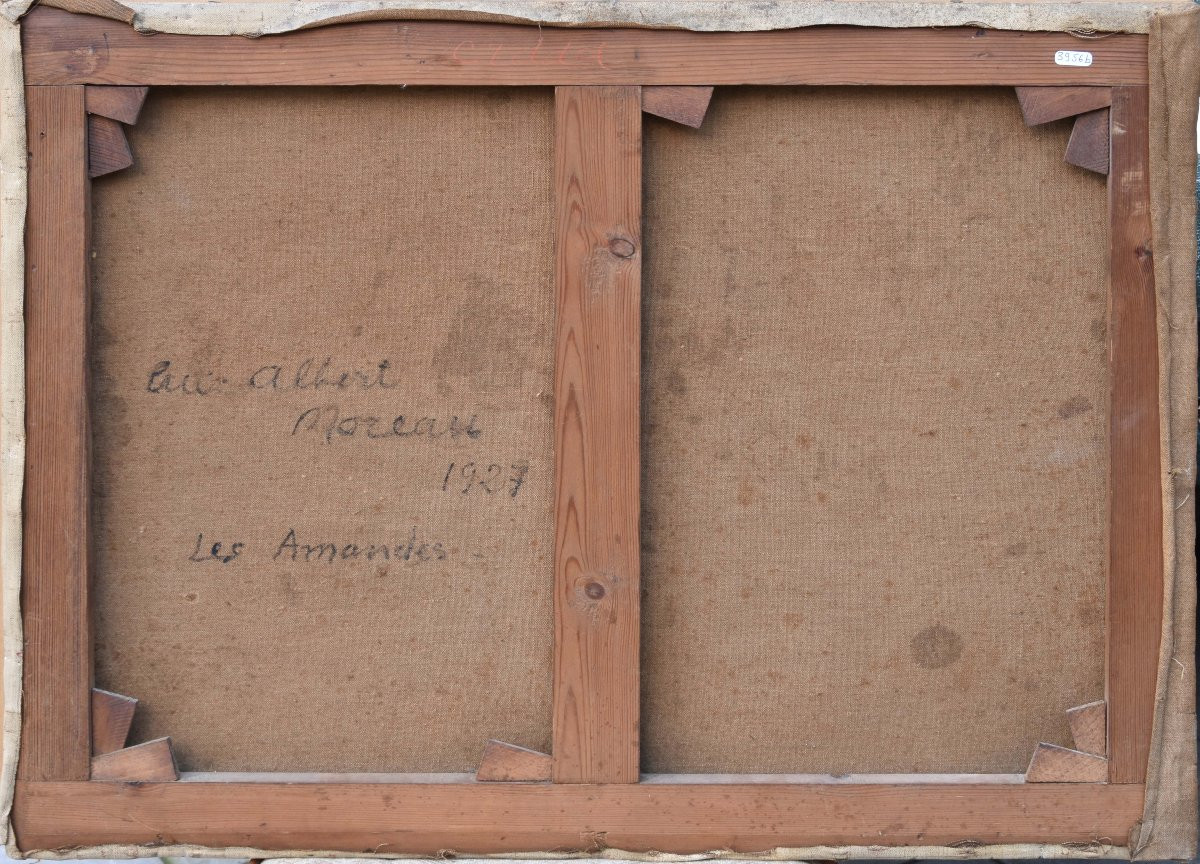 Luc Albert Moreau "the Almonds" 1927 Oil On Canvas 50x65-photo-4